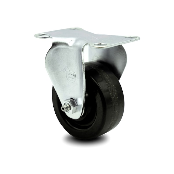 3.5 Inch Phenolic Wheel Rigid Top Plate Caster